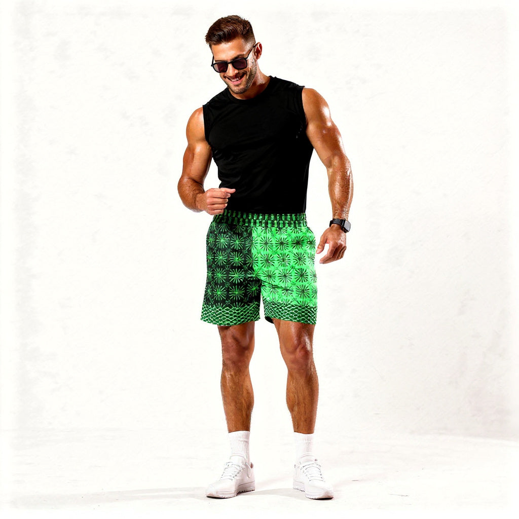 B007: Unisex Shorts (Green)