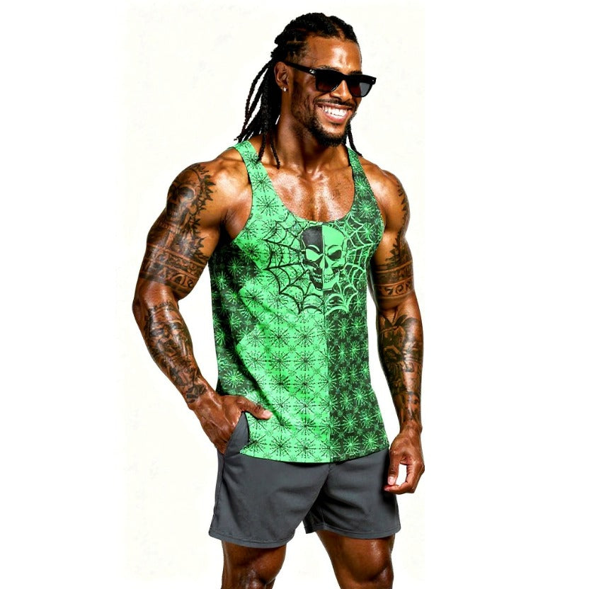 B002: Unisex Tank Top (Green)