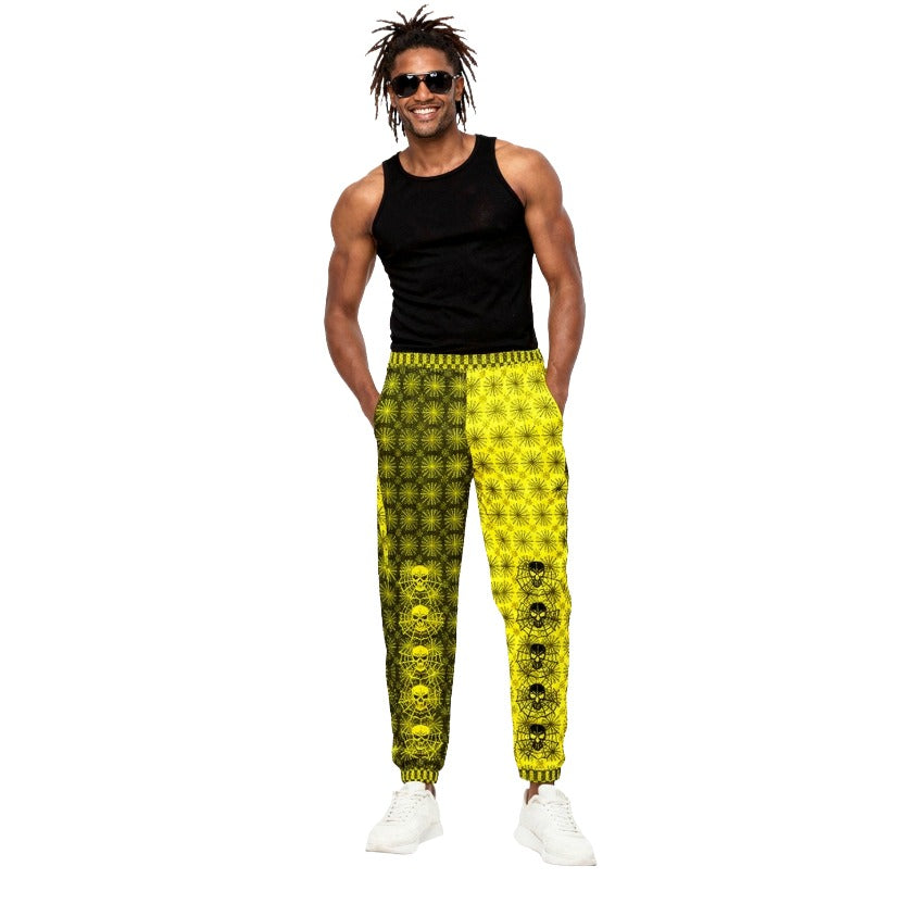 D008: Unisex Track Pants (Yellow)
