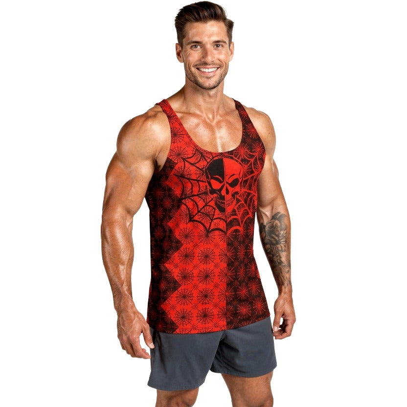 C011: Unisex Tank Top (Red)