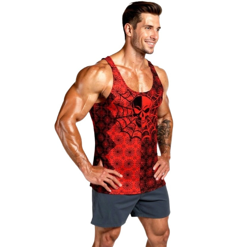 C011: Unisex Tank Top (Red)