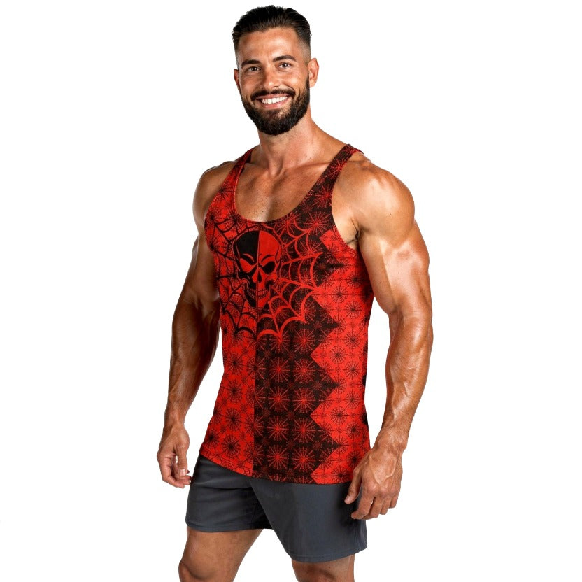 C011: Unisex Tank Top (Red)