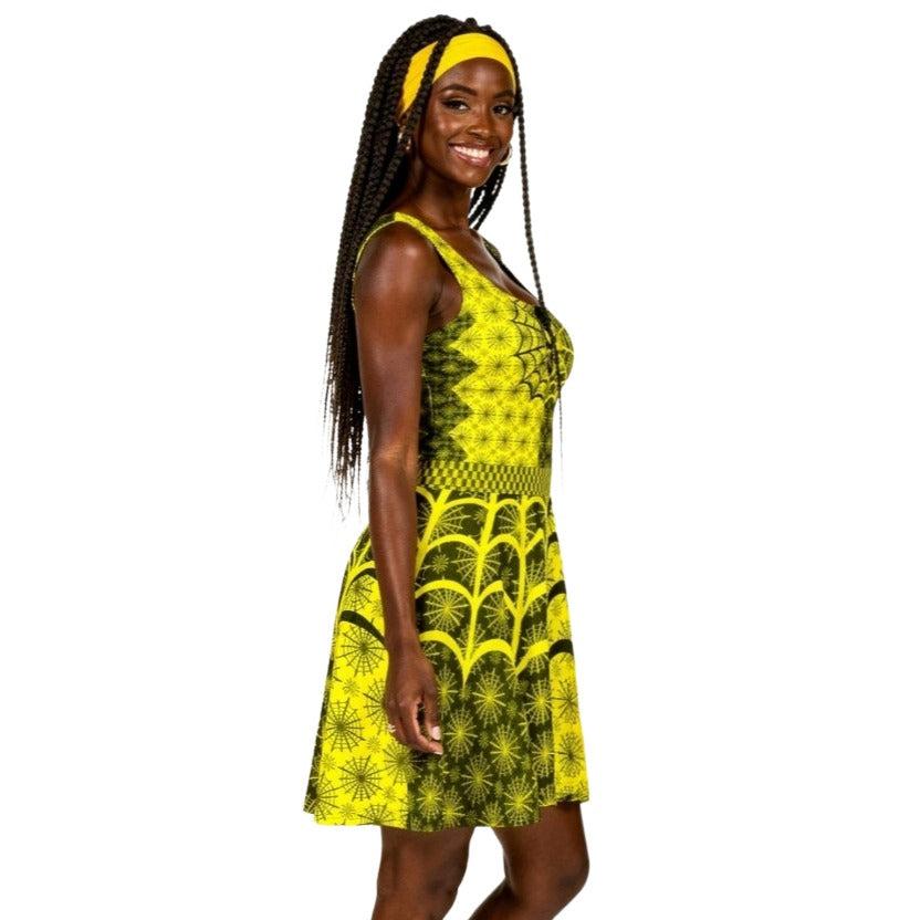 D001: Skater Dress (Yellow)