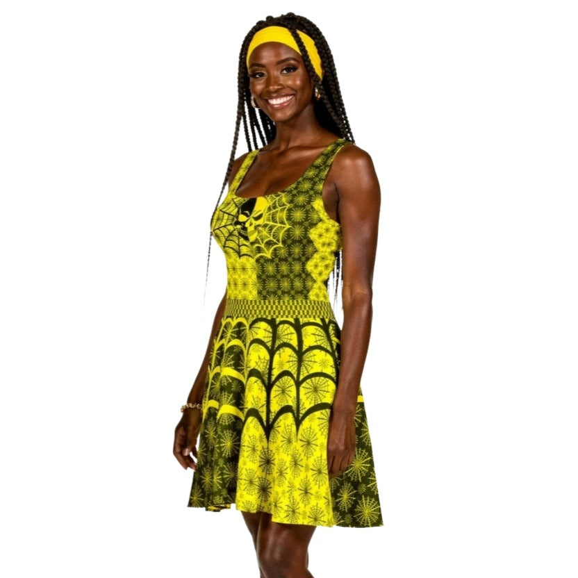 D001: Skater Dress (Yellow)