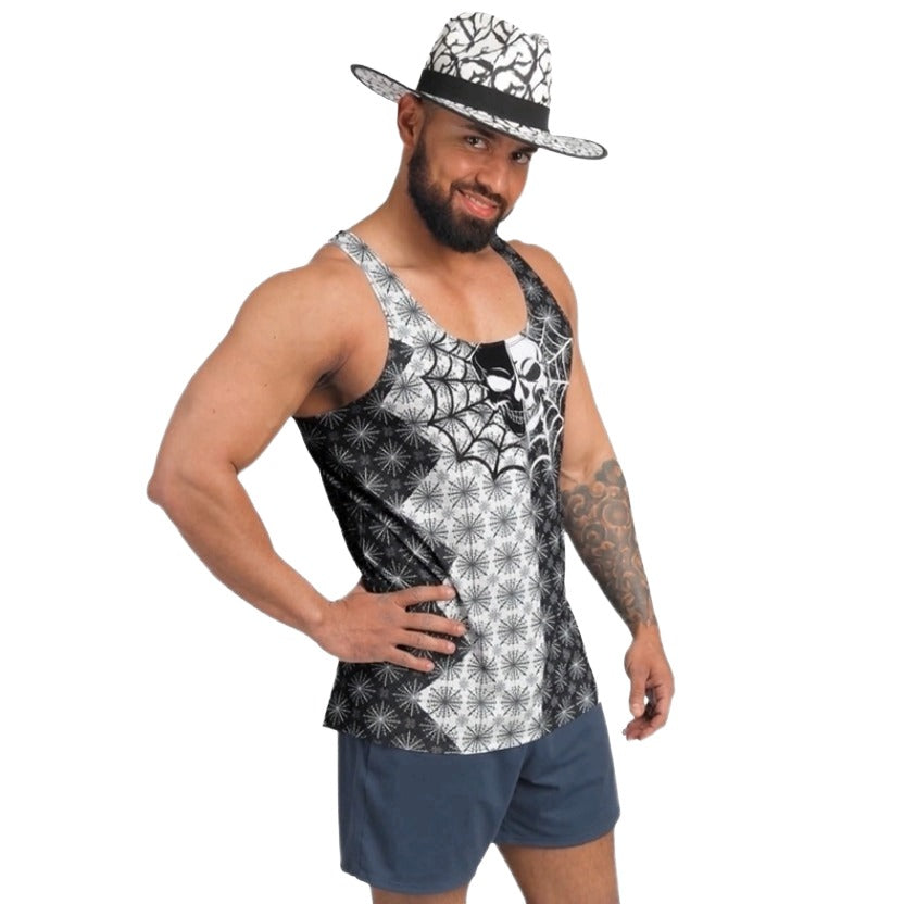 A003: Spiderweb Style Tank Top