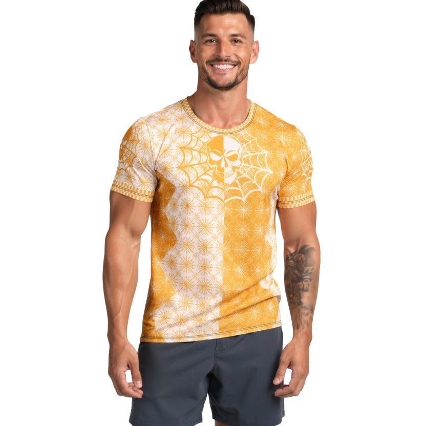 J011: Men's Athletic T-shirt (Tangerine)
