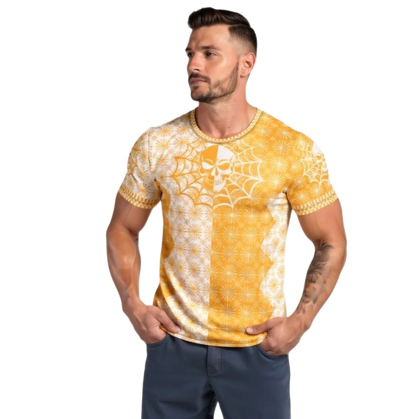 J011: Men's Athletic T-shirt (Tangerine)