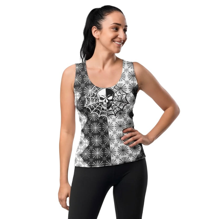 A023: Spiderweb Style Tank Top