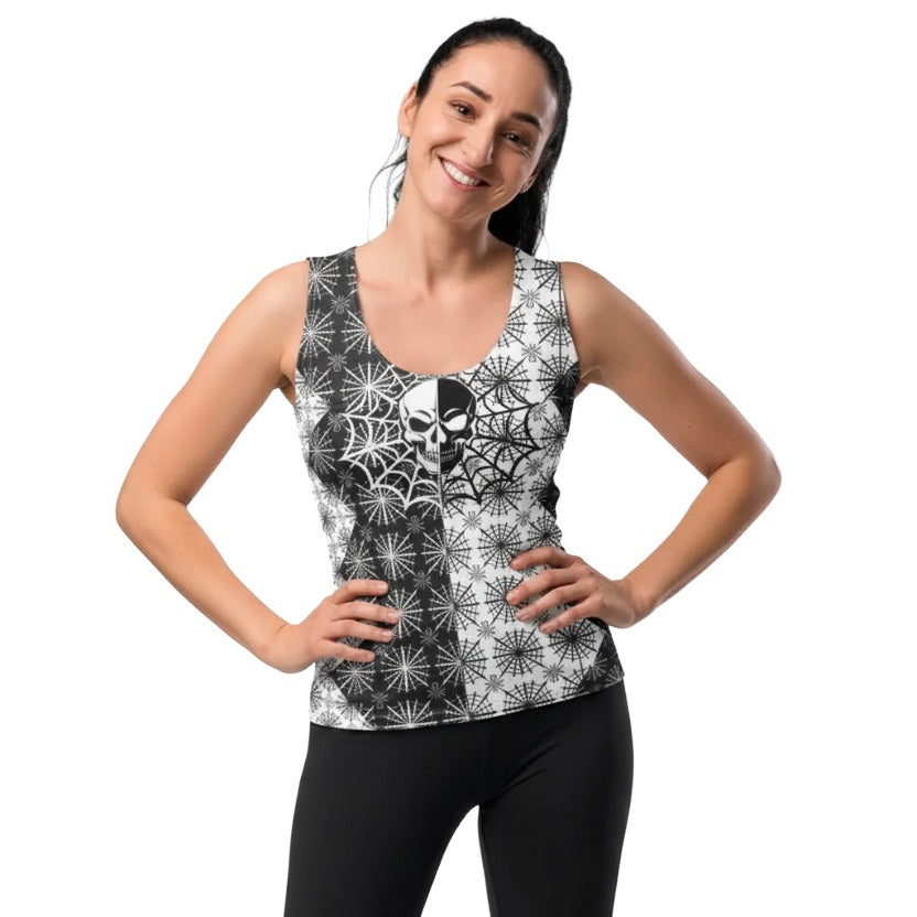 A023: Spiderweb Style Tank Top
