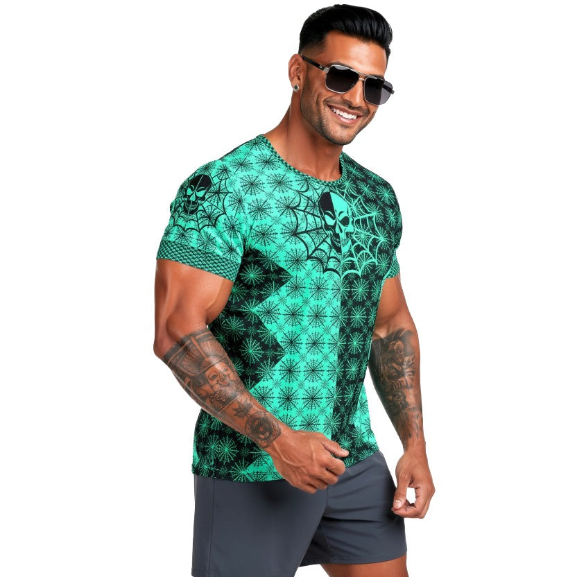 E005: Men's Athletic T-shirt (Blue)