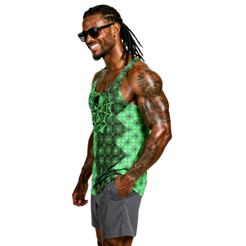 B002: Unisex Tank Top (Green)