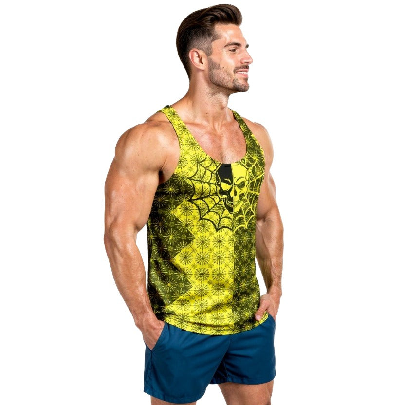 D002: Men's Tank Top (Yellow)