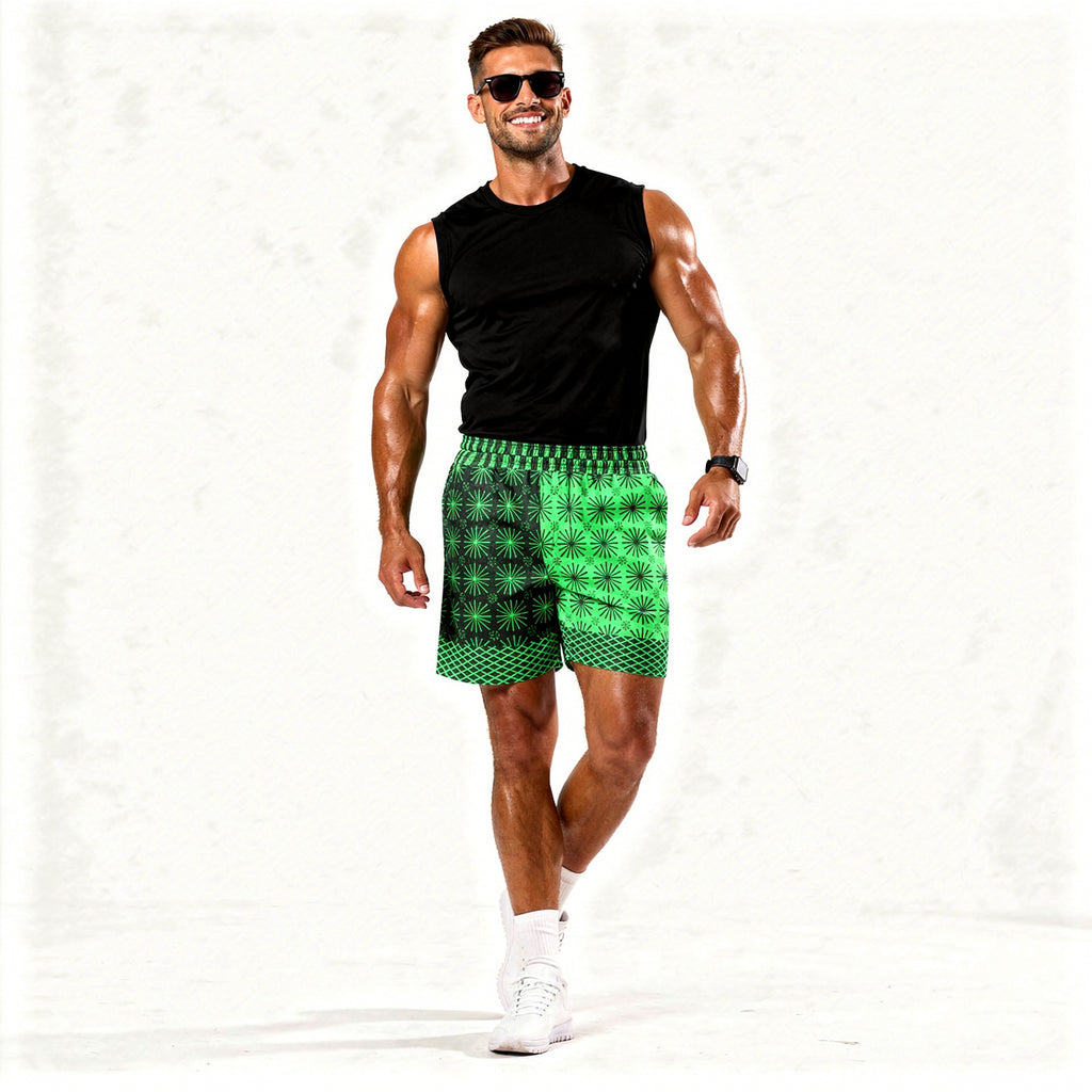 B007: Unisex Shorts (Green)