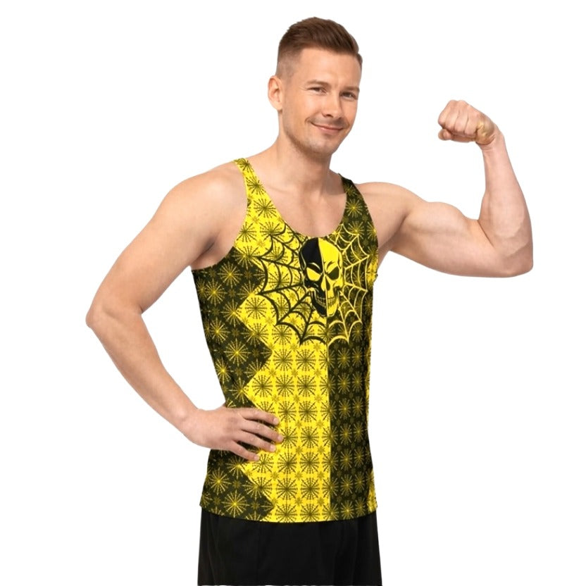 D002: Men's Tank Top (Yellow)